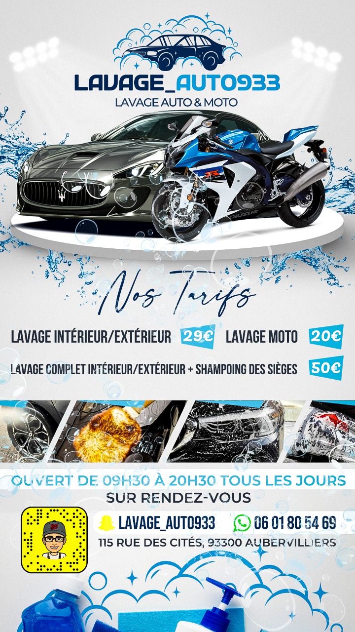 Lavage Auto 93