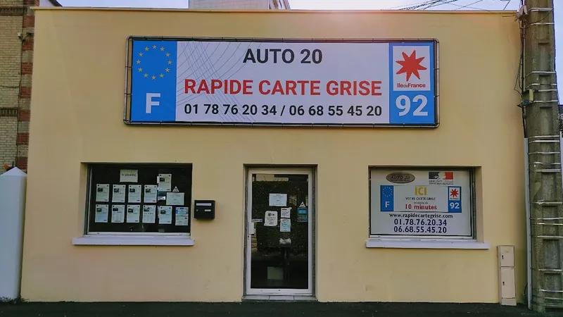 Rapide Carte Grise - AUTO 20 - CARTES GRISES/PLAQUES IMMATRICULATION/PLAQUES ROSES WW ET W GARAGE