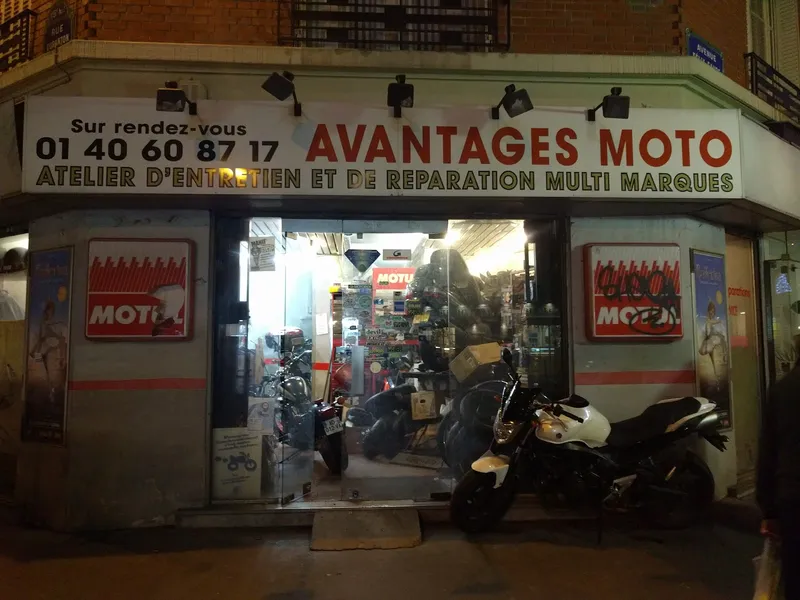Avantages Moto