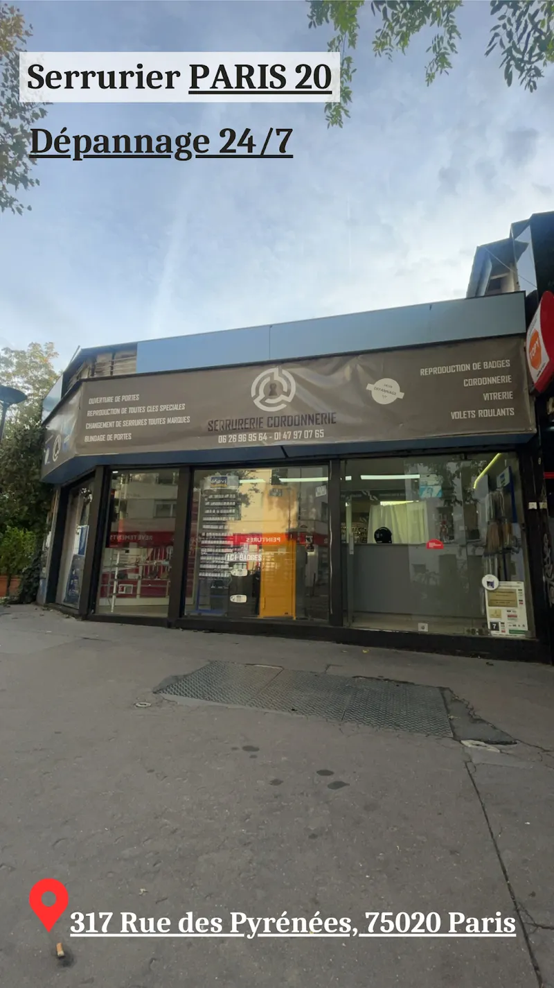 Serrurier Paris 20 Dépannage 24/7