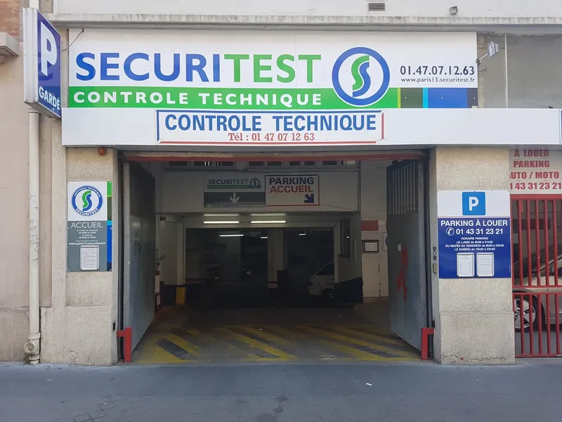 Sécuritest Contrôle Technique Automobile PARIS 13